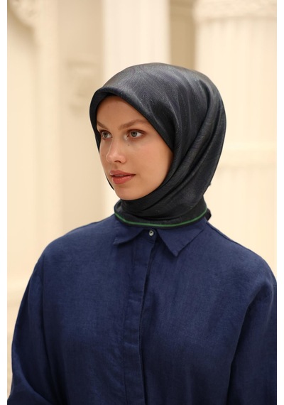 Silk Home Shiny Eşarp 75010-26 Lacivert, Benetton