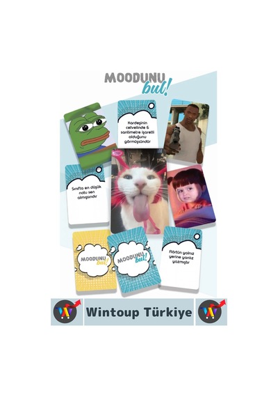Eğlenceli Genç Yetişkin Arkadaş Yılbaşı Sosyalleşme Moodunu Bul Mini-klasik Oyun Kartları 45 Kart