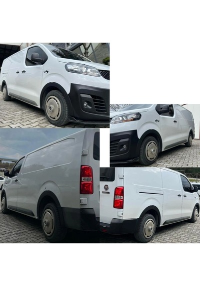 Fiat Scudo 2022 2023 2024 2025 Uyumlu Kapı Ve Çamurluk Koruma Premium Dodik Seti Siyah 8 Parça Tam Set