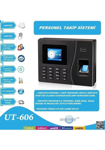 Parmakizi Kartlı Şifreli Personel Takip Sistemi Kurulum Eğitim