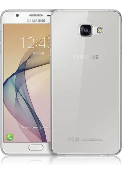 Samsung Galaxy J7 Prime Kılıf Uyumlu Darbeye Dayanıklı 2.0 Mm İnce Şeffaf Silikon Kapak Şeffaf