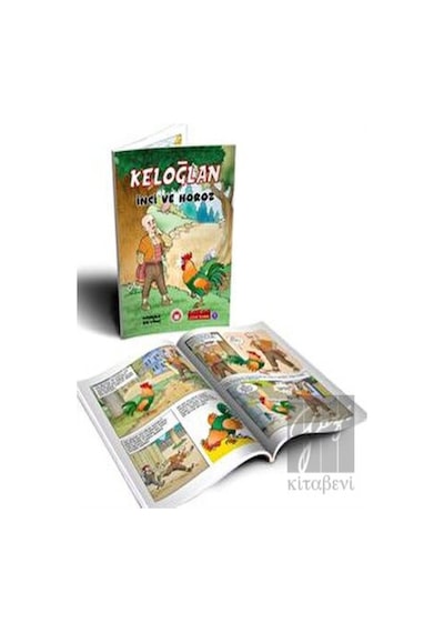 Keloğlan - İnci ve Horoz - Murat Sevinç - Bordo Ressam