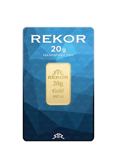 1 Adet 20 Gr 24 Ayar Altın 995 Rekor