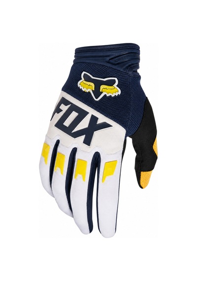 Fox Dirtpaw Beyaz Mavi Eldiven