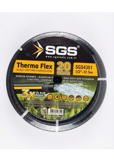 Sgs Sgs4351 Thermoflex Bahçe Hortumu 1/2 20mt