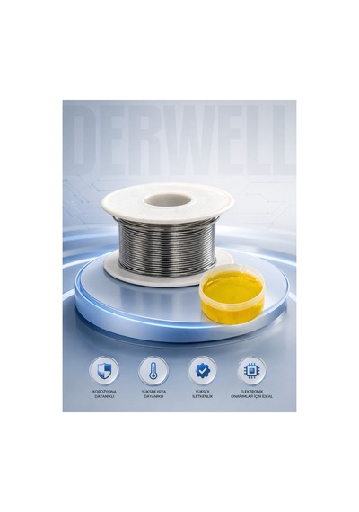 Lehim Teli 0.8mm Reçine Çekirdekli Ra Hızlı Akış Minimum Sıçrama Ve Aktif Lehim Pastası Yüksek Islatma Özelliği Hassas Bileşen Korozyon Yapmaz Profesyonel Set Lehim Teli 0.8mm Reçine Çekirdekli Ra Hızlı Akış Minimum Sıçrama Ve Aktif Lehim Pastası Yüksek Islatma Özelliği Hassas Bileşen Korozyon Yapmaz Profesyonel Set