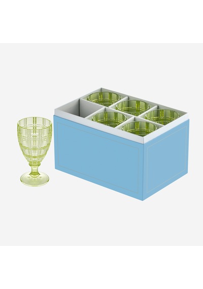 Sarı Akrilik Kadeh 400 Ml