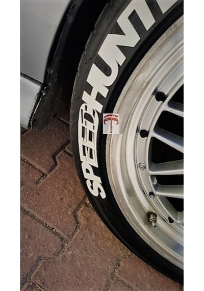 Lastik Yazısı 8Xli Speedhunters 1.Sınıf Kalite Solmaz Stıker (346743788)