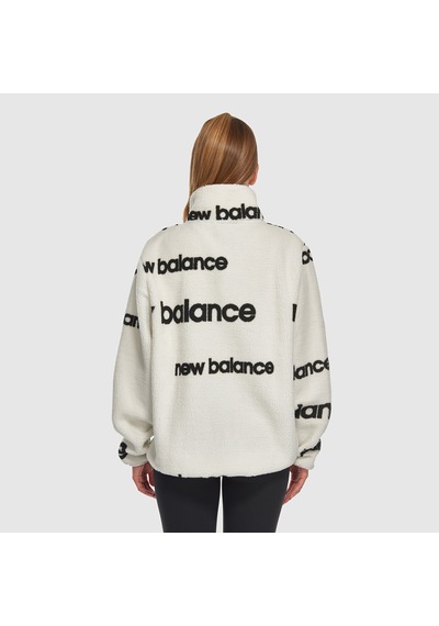 New Balance Nb Lifestyle Unisex Sweatshirt Uniseks Beyaz Sweatshirt - Unc3358