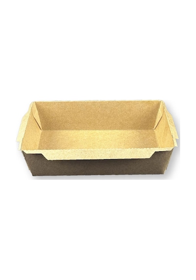 Kapaklı Kraft Yemek Kabı Lunch Box 1200ml 50 Adet
