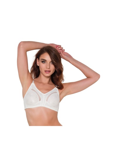 Aycı Kadın Cherry Dantel Toparlayıcı / Minimizer Ekru Sütyen Krem