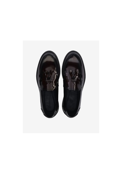 Greyder Erkek Bordo Hakiki Deri Loafer Ayakkabı 5k1ua64729 Bordo Acma