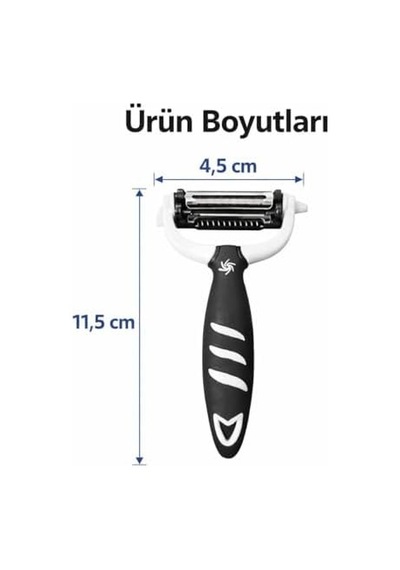 Profesyonel Paslanmaz Çelik Sebze Meyve Soyucu Ergonomik Tutma Saplı Kaymaz Kabuk Soyacağı Patates Havuç Elma Salatalık Kabak İçin Çok Amaçlı Dayanıklı Keskin Mutfak Soyma Aparatı