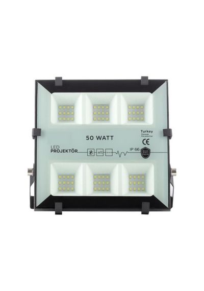 Şahnet 50w Suya Dayanıklı Dış Mekan Led Projektör Beyaz 6500k Ip6 N11.1338