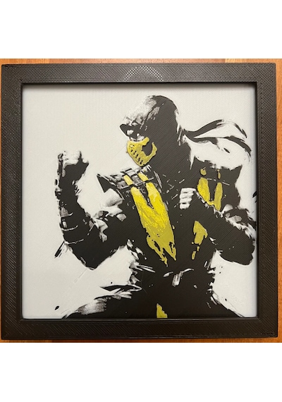 Scorpion 3d Baskı Tablo Çerçeve