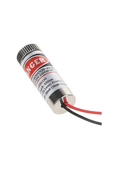12mm 650nm 5mw Kırmızı Çapraz Kafalı Lazer