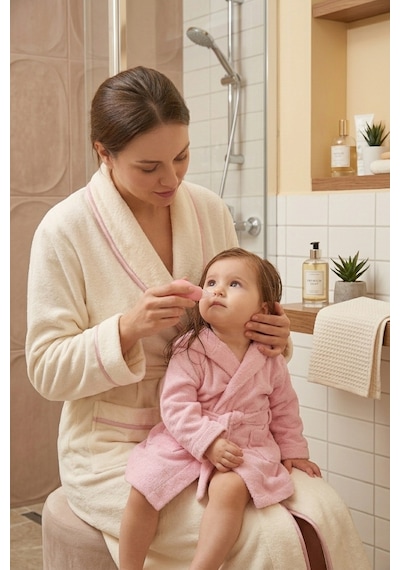 Babytime 6'lı Bebek Bakım Seti Pembe Burun Aspiratörü - Tarak - Fırça - Tırnak Makası ve Törpü Ak512