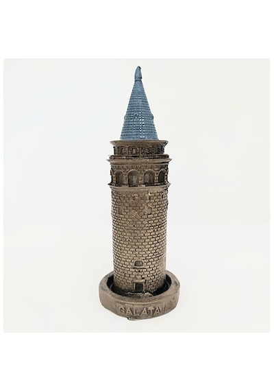 Galata Kulesi Biblo Bronz 14 Cm