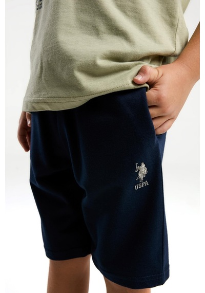 U.s. Polo Assn. Premium Erkek Çocuk Pamuklu Logo Yazılı Rahat Kalıp Kısa Kollu Şortlu Pijama Takım Yeşil U.s. Polo Assn. Premium Erkek Çocuk Pamuklu Logo Yazılı Rahat Kalıp Kısa Kollu Şortlu Pijama Takım Yeşil