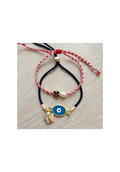 Nazar Boncuğu Bileklik Ve Marteniçka İkili Set Lacivert Kordon Çiçek Lacivert Kordon Çiçek Nazar Boncuğu Bileklik Ve Marteniçka İkili Set Lacivert Kordon Çiçek Lacivert Kordon Çiçek