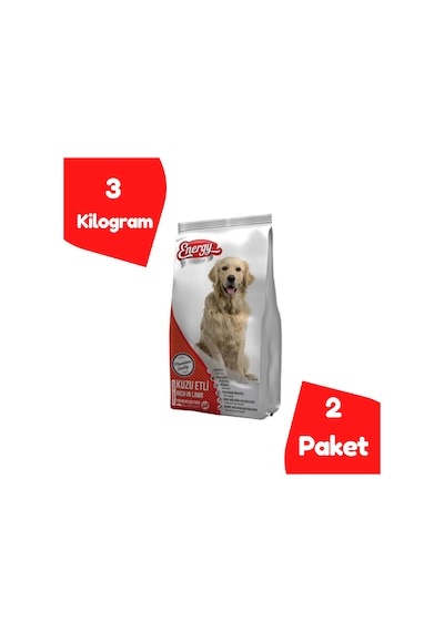 Energy Kuzu Etli Yetişkin Köpek Maması 2 x 3 KG