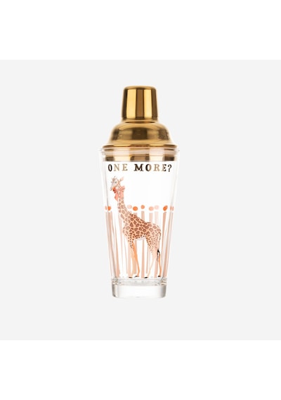 Zürafa Turuncu Cam Kokteyl Shaker 385 Ml
