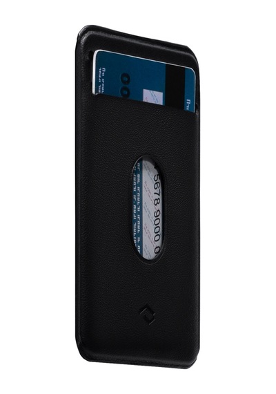 Pitaka Magez Card Sleeve 3.0 Pu Deri Magsafe Uyumlu Manyetik Kartlık Siyah