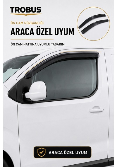 Peugeot Expert Traveller 8+1 Minibüs 2017 Ve Sonrası Ön Cam Rüzgarlığı 2'li Takım