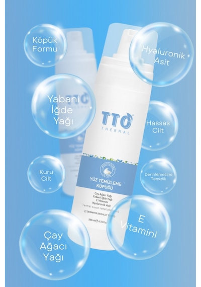 Tto Çay Ağacı Özlü Yüz Temizleme Köpüğü 200 ML