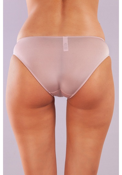 Etiler Collection Golshan Garland Mini Slip, Kadın Güpürlü Açık Pembe Külot Çok Renkli