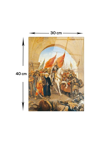 Fatih Sultan Mehmet Fsm Cam Tablo Fatih'in İstanbul'u Fethi