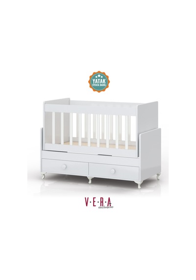 Veraexclusive Yataklı, Anne Yanı, Çekmeceli, Sallanır Beşik Beyaz