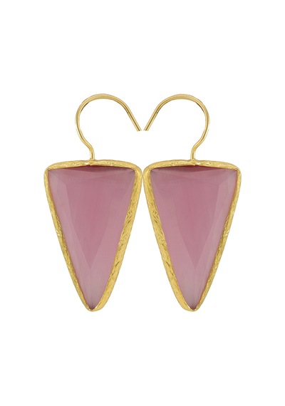 Kadir Jewellery 22 Ayar Altın Kaplama Vintage Küpe -el İşçiliği Ve Hipoalerjenik Küpe Pembe 24026640