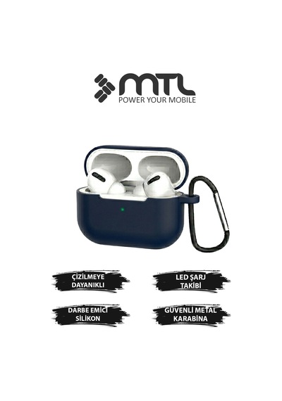 Airpods Pro Uyumlu Premium Lansman Kılıf Kadife İç Astarlı Darbe Emici Silikon Soo-154