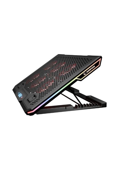 Rampage Blizzard R7 Rgb Işıklı 6 Fanlı Lcd Ekranlı 2 Usb Soketli 13-15.6 Notebook Soğutucu Stand