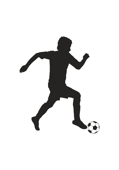 Sporcu Folyo Sticker Derstve46119 30cm Uzunluk Siyah