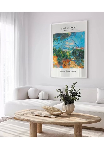 Çerçevesiz Poster Paul Cézanne Sainte-victoire Dağı