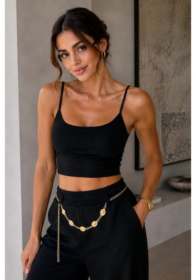 Bb Butik Basic Kadın Modal Kumaş Zincir Kemer Detaylı Bol Paça Pantolon Rahat Kalıp Şık Günlük Pantolon My3535 siyah Bb Butik Basic Kadın Modal Kumaş Zincir Kemer Detaylı Bol Paça Pantolon Rahat Kalıp Şık Günlük Pantolon My3535 siyah