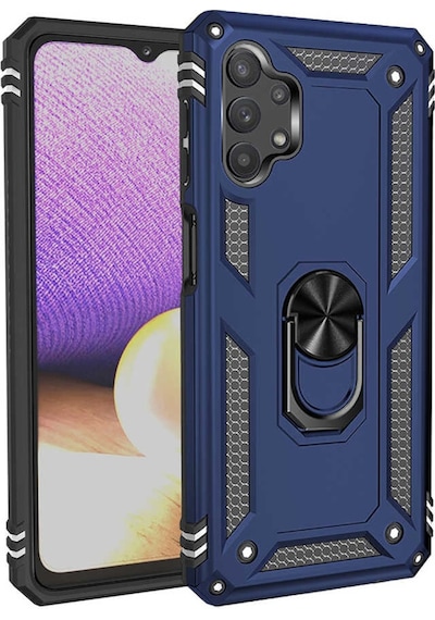 Galaxy A13 4G Kılıf Zore Vega Yüzüklü Standlı Zırh Kılıf