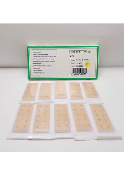 Shenlong Press Needle Kalıcı Kulak İğnesi 0.22 x 1.7 MM 100 Adet
