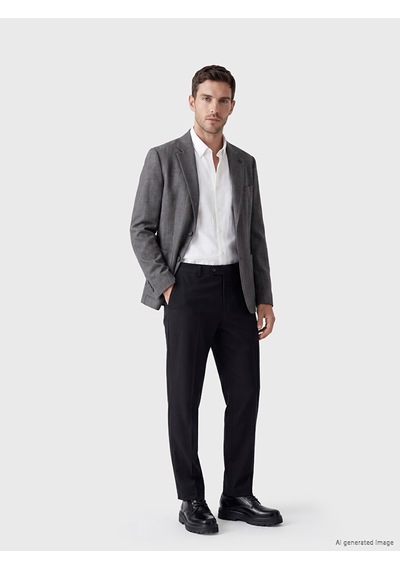 Lcw Busıness Siyah Regular Fit Erkek Blazer Ceket