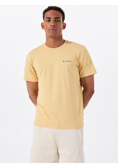 Columbia Tech Trail Neck Iı Erkek Kısa Kollu Tişört-8258 Sarı