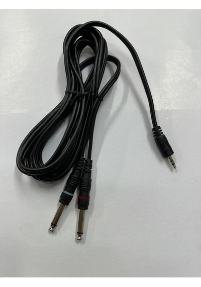 1.5 Metre 3.5 Mm Stereo Erkek 2 X 6.3 Mm Mono Kablo Amfi Kablosu