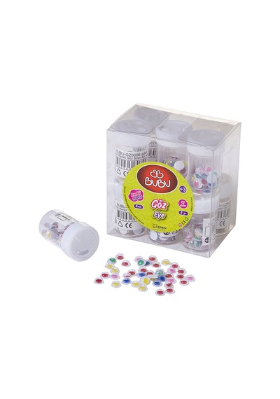 Bu-bu Oynar Göz 8 Mm Renkli 8 Gr Bubu-gz0006 Çok Renkli
