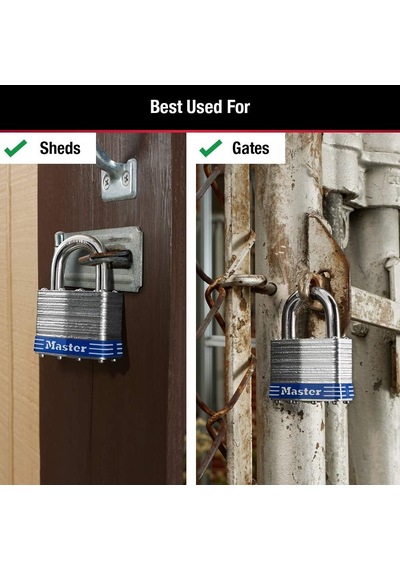 Master Lock Anahtarlı 5t Dış Mekan Asma Kilit, 2 Paket Anahtarlı