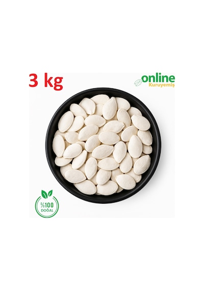 Sade Kavrulmuş Kabak Çekirdeği 3 KG