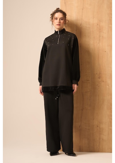 Ftz Women Kadın Scuba Spandex Takım Siyah 31257 Siyah