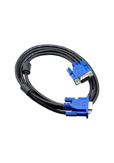 Vga155 Siyah 15 Pin 3+6 Erkek-erkek 5 Metre Vga Kablosu