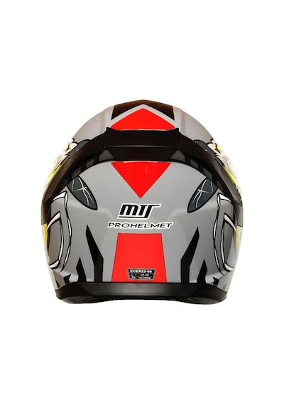 M910 Bee Motosiklet Kaskı Spoiler Mod Güneş Vizörlü Full Face Kask Çok Renkli