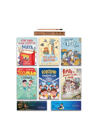 Timaş Çocuk 1 Ve 2 Sınıf Hikaye Seti - Nazoşi Teyze - Robotları Yendiğimiz Gün - Pepito - Kitap Kurdu 6 Kitap